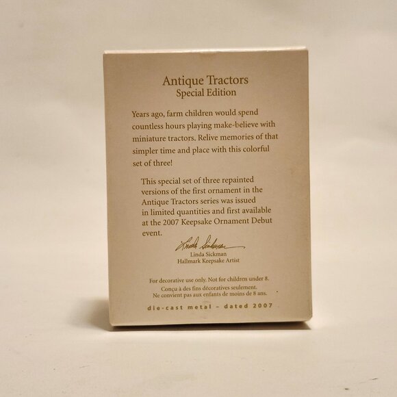 HALLMARK Keepsake Antique Tractors MINIATURES Limited Edition 3 Ornaments - Picture 10 of 13